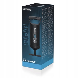 Pompka ręczna tłokowa do materaca basenu piłek pontonu 30cm - Bestway [62002]