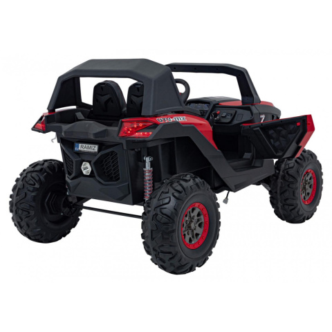 [XMX-603] Duży Buggy SUPERSTAR UTV-MX 2000N dla 2 dzieci, wersja 300W [4X75W, 9Ah-24V] pilot, pokrowiec, LED, MP3, BT - czerwony