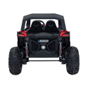 [XMX-603] Duży Buggy SUPERSTAR UTV-MX 2000N dla 2 dzieci, wersja 300W [4X75W, 9Ah-24V] pilot, pokrowiec, LED, MP3, BT - czerwony