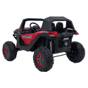 [XMX-603] Duży Buggy SUPERSTAR UTV-MX 2000N dla 2 dzieci, wersja 300W [4X75W, 9Ah-24V] pilot, pokrowiec, LED, MP3, BT - czerwony