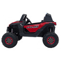 [XMX-603] Duży Buggy SUPERSTAR UTV-MX 2000N dla 2 dzieci, wersja 300W [4X75W, 9Ah-24V] pilot, pokrowiec, LED, MP3, BT - czerwony