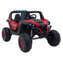 [XMX-603] Duży Buggy SUPERSTAR UTV-MX 2000N dla 2 dzieci, wersja 300W [4X75W, 9Ah-24V] pilot, pokrowiec, LED, MP3, BT - czerwony