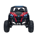 [XMX-603] Duży Buggy SUPERSTAR UTV-MX 2000N dla 2 dzieci, wersja 300W [4X75W, 9Ah-24V] pilot, pokrowiec, LED, MP3, BT - czerwony