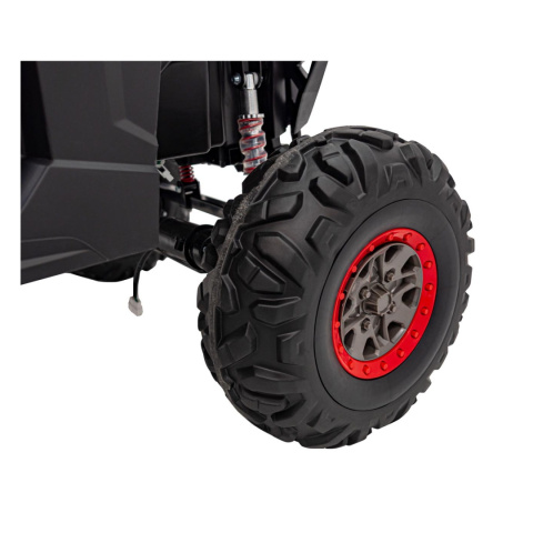 [XMX-603] Duży Buggy SUPERSTAR UTV-MX 2000N dla 2 dzieci, wersja 300W [4X75W, 9Ah-24V] pilot, pokrowiec, LED, MP3, BT - czerwony