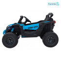 [CA003] Mocny Maverick ATV CAN-AM Buggy [4X200W, 7Ah-24V] koła EVA, pokrowiec, pilot LED, MP3, BT - niebieski