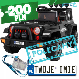 Jeep full time 4WD 4x4 Auto terenowe na akumulator mocny pilot