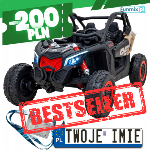 Maverick Duży Can-am Buggy Turbo RR dla 2 dzieci 4x200W 24V 20Ah