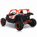 [KKL-808] Buggy SR SUPER 66 dla 2 dzieci [4X75W, 7Ah-24V] pilot, LED, MP3 - pomarańczowy