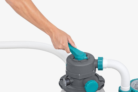[58497+58475] Pompa piaskowa do basenu 6056 l/h + Kulki filtracyjne - Bestway