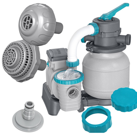 [58497+58475] Pompa piaskowa do basenu 6056 l/h + Kulki filtracyjne - Bestway