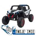 [XMX-603] Duży Buggy SUPERSTAR UTV-MX 2000N dla 2 dzieci, wersja 300W [4X75W, 9Ah-24V] pilot, pokrowiec, LED, MP3, BT - biały