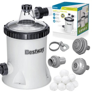 Pompa filtrująca 5678 l/h kulki filtrujące - Bestway [58870]