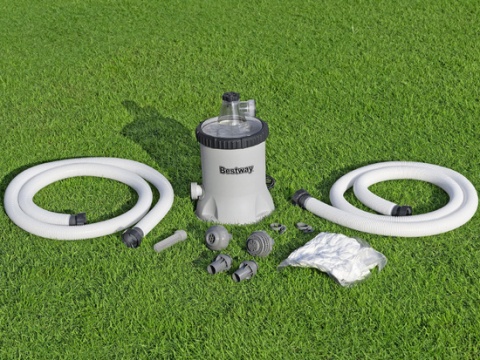 [58870] Pompa filtrująca 5678 l/h dozownik i kulki filtrujące - Bestway
