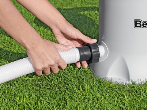 [58870] Pompa filtrująca 5678 l/h dozownik i kulki filtrujące - Bestway