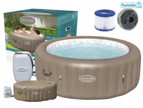 Bestway 60017 Jacuzzi basen z hydromasażem nadmuchiwane Lay-Z Spa owalny 4 L