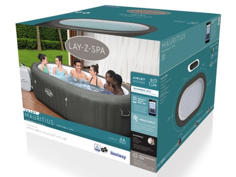 [60067] Jacuzzi basen z hydromasażem nadmuchiwane Spa 1370L + pompa filtr - Bestway