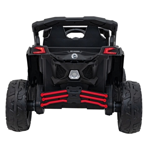 [CA003] Mocny Maverick ATV CAN-AM Buggy [4X200W, 10Ah-24V] koła EVA, pokrowiec, pilot LED, MP3, BT - czerwony