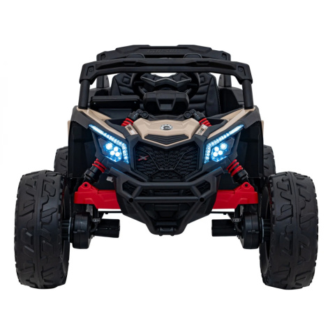 [CA003] Mocny Maverick ATV CAN-AM Buggy [4X200W, 10Ah-24V] koła EVA, pokrowiec, pilot LED, MP3, BT - khaki