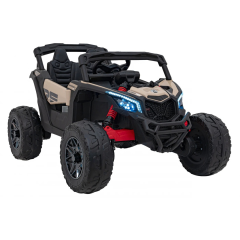 [CA003] Mocny Maverick ATV CAN-AM Buggy [4X200W, 10Ah-24V] koła EVA, pokrowiec, pilot LED, MP3, BT - khaki
