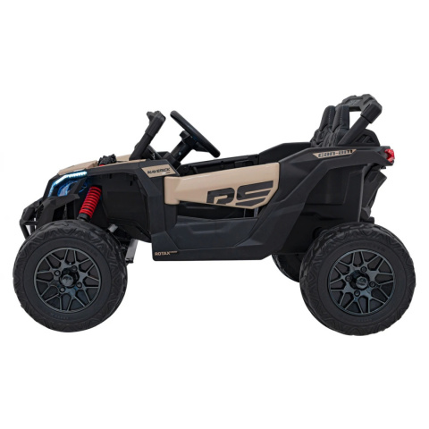 [CA003] Mocny Maverick ATV CAN-AM Buggy [4X200W, 10Ah-24V] koła EVA, pokrowiec, pilot LED, MP3, BT - khaki