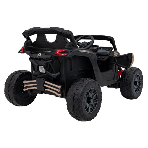 [CA003] Mocny Maverick ATV CAN-AM Buggy [4X200W, 10Ah-24V] koła EVA, pokrowiec, pilot LED, MP3, BT - khaki
