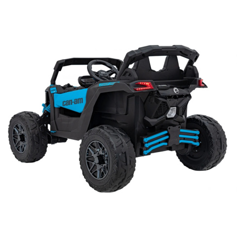 [CA003] Mocny Maverick ATV CAN-AM Buggy [4X200W, 10Ah-24V] koła EVA, pokrowiec, pilot LED, MP3, BT - niebieski