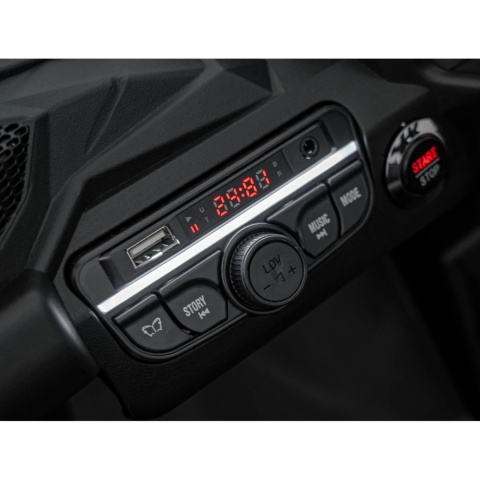 [CA003] Mocny Maverick ATV CAN-AM Buggy [4X200W, 10Ah-24V] koła EVA, pokrowiec, pilot LED, MP3, BT - niebieski