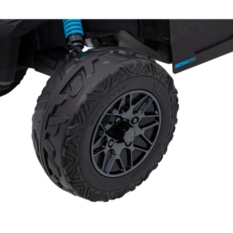 [CA003] Mocny Maverick ATV CAN-AM Buggy [4X200W, 10Ah-24V] koła EVA, pokrowiec, pilot LED, MP3, BT - niebieski