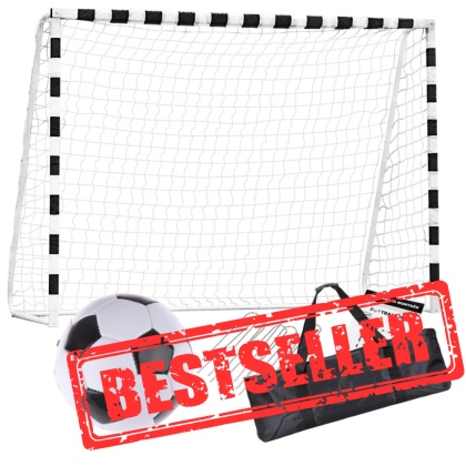 Duża bramka piłkarska 300x200x90 cm metalowa solidna 18kg + piłka [ZOG.XY-G320F]