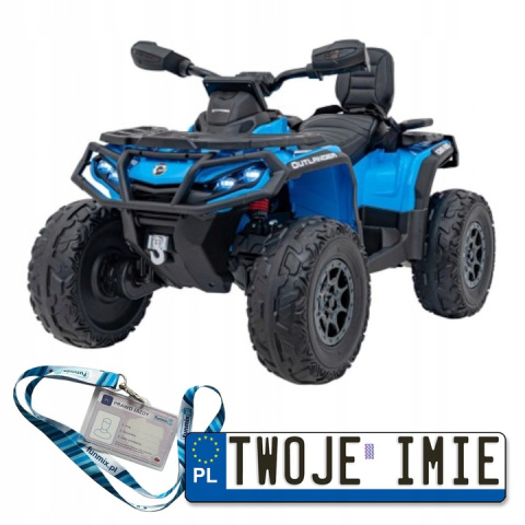 Outlander ATV Quad CAN-AM na akumulator pojazd dla dzieci 4X200W EVA LED