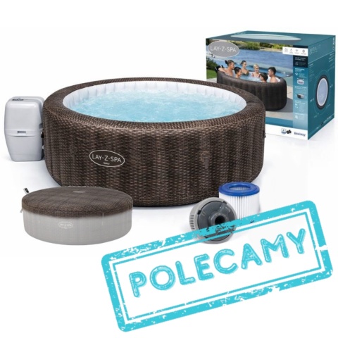 [6001P] Basen z hydromasażem dmuchane ogrodowe Spa bali 216x71 cm - Bestway