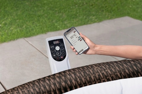 [6001P] Basen z hydromasażem dmuchane ogrodowe Spa bali 216x71 cm - Bestway