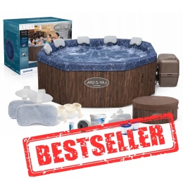 [6001W] Basen jacuzzi z hydromasażem okrągłe Spa 1250L 5-7 osobowy - Bestway