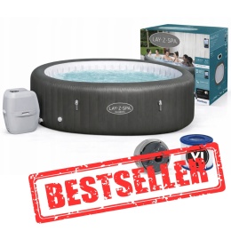 [60067] Jacuzzi basen z hydromasażem nadmuchiwane Spa 1370L + pompa filtr - Bestway