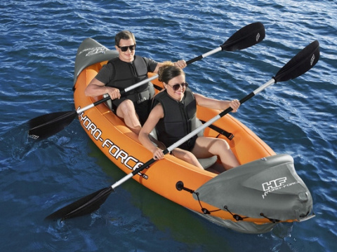 [65077] Kajak dmuchany 321x88cm 2-osobowy wiosła i pompka - Bestway