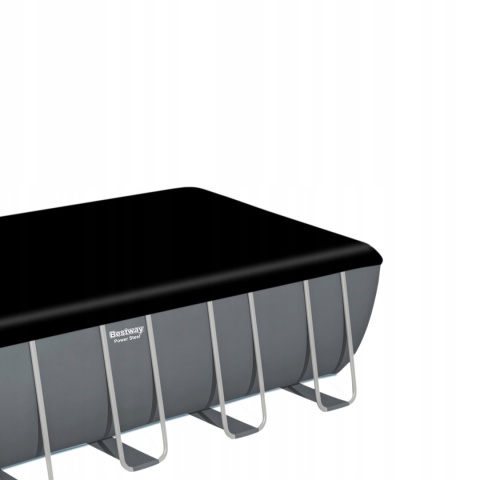 Power steel basen stelażowy prostokątny 640 x 274 x 134 cm - Bestway [5612B]