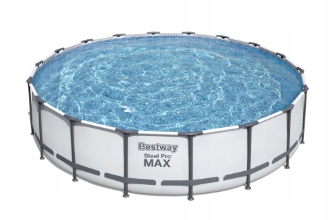 Basen stelażowy okrągły steel pro max 5w1 549x122 cm 18ft - Bestway [56462]