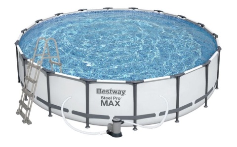 Basen stelażowy okrągły steel pro max 5w1 549x122 cm 18ft - Bestway [56462]