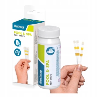Paski lakmusowe 50 tester wody 3w1 PH chlor pomiary Basen Spa - Bestway [58142]