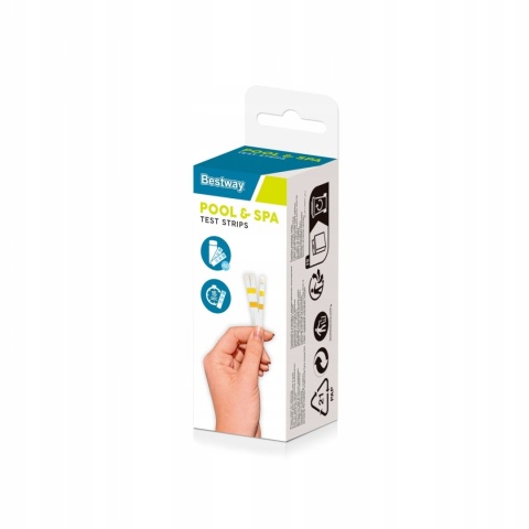 Paski lakmusowe 50 tester wody 3w1 PH chlor pomiary Basen Spa - Bestway [58142]