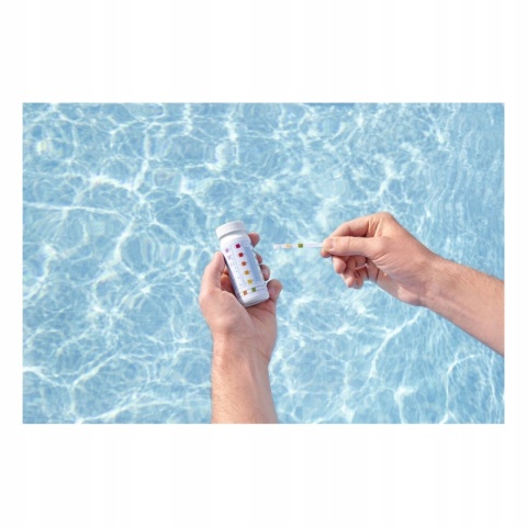 Paski lakmusowe 50 tester wody 3w1 PH chlor pomiary Basen Spa - Bestway [58142]