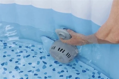 Wodospad do basenu Spa 7 kolorów lampka LED - Bestway [60322]