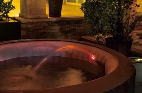 Wodospad do basenu Spa 7 kolorów lampka LED - Bestway [60322]