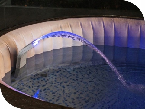 Wodospad do basenu Spa 7 kolorów lampka LED - Bestway [60322]