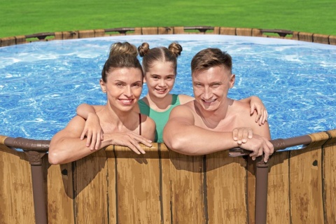 Basen stelażowy 14FT Steel PRO MAX 427x107 cm - Bestway [561JM]