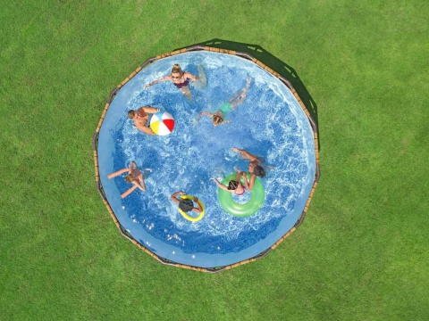 Basen stelażowy 14FT Steel PRO MAX 427x107 cm - Bestway [561JM]