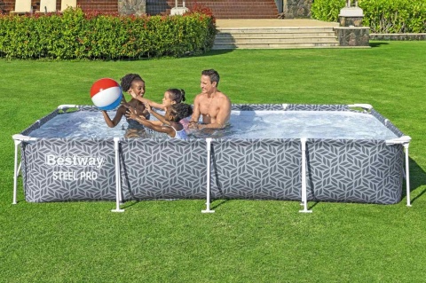 Basen stelażowy Steel Pro 366x201x66 cm - Bestway [561FT]