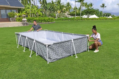 Basen stelażowy Steel Pro 366x201x66 cm - Bestway [561FT]