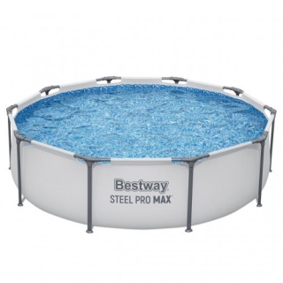 Basen Stelażowy Steel Pro MAX 305x76 Okrągły 10FT DuraPlus FrameLink - Bestway [56406]