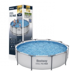 [5618W] Basen Stelażowy Steel Pro MAX 396x122 13FT 5w1 i Akcesoria - Bestway